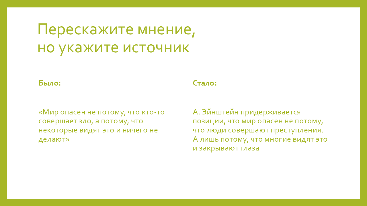 как правильно делать цитирование в тексте